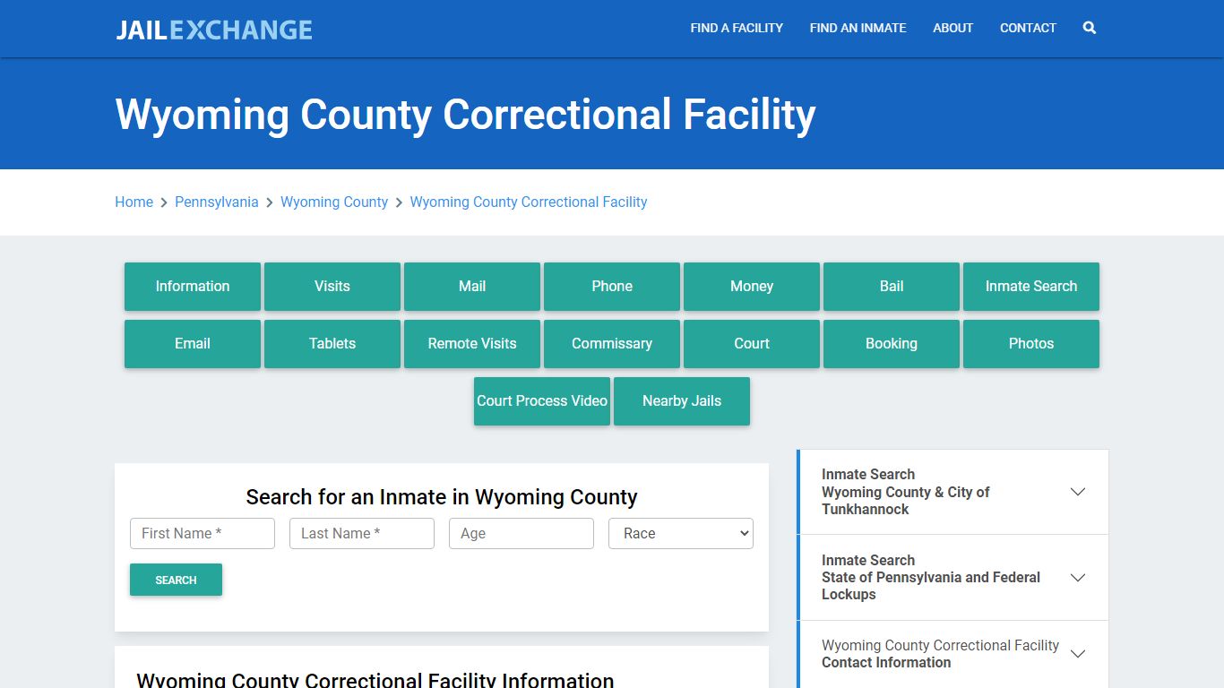 Wyoming County Correctional Facility - Jail Exchange